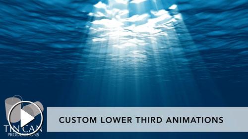 Custom lower third animation