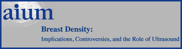 Web site - breast density: implications, controversies, and the role of ultrasound
